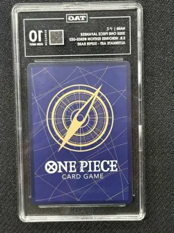 Nami 2025 One Piece Japanese Alt Art Super Rare TAG 10 H7774619 PSA #EB03-053 - Image 2
