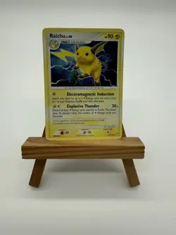 Pokemon Raichu 15/123 LP Holo Diamond & Pearl Mysterious Treasures - Image 5