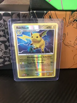 Pokemon Raichu Lv.40 - Mysterious Treasures 15/123 Reverse Holo FOIL Rare - NM - Image 1