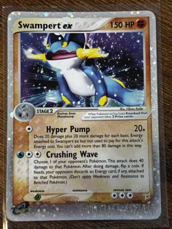 Pokemon Swampert EX TCG Team Magma vs Team Aqua No.95 Holo Card - Image 1