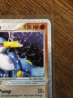 Pokemon Swampert EX TCG Team Magma vs Team Aqua No.95 Holo Card - Image 3