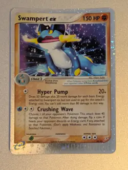 Pokemon Swampert EX TCG Team Magma vs Team Aqua No.95 Holo Card NM-/LP+ - Image 1