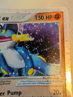 Pokemon Swampert EX TCG Team Magma vs Team Aqua No.95 Holo Card NM-/LP+ - Image 3