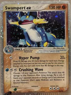 Pokemon Swampert EX TCG Team Magma vs Team Aqua No.95 Holo Card - Image 1