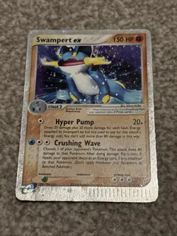 Pokemon Swampert EX TCG Team Magma vs Team Aqua No.95 Holo Card - Image 2