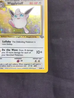 Pokemon Cards: Jungle 1st Edition Rare Holo: Wigglytuff 16/64 - Image 5
