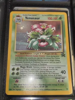 WOTC Pokemon Venusaur Black Star Promo #13 LP - Image 1