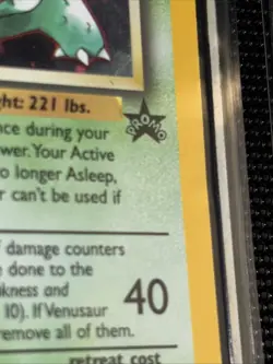 WOTC Pokemon Venusaur Black Star Promo #13 LP - Image 3