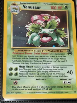 WOTC Pokemon Venusaur Black Star Promo #13 LP - Image 4