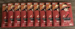 LOT OF 10 One Piece OP-13 Carrying on His Will Sleeved Blister Booster Packs - Image 1