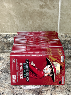 One Piece OP-13 Carrying on His Will Sleeved Booster Packs LOT of 33 FREE SHIP! - Image 1