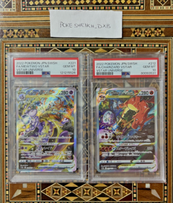 PSA10 Charizard 212/172 Mewtwo 221/172 SAR VSTAR Universe Pokemon Card Japanese - Image 1