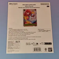 ONE PIECE BANDAI CARD GAMES FEST 24-25 EDITION ZEUS NAMI SEALED PROMO + PLAYMAT - Image 1