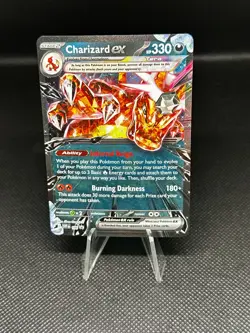 Charizard ex 196 054/091 - Lenticular Jumbo Card Promo - NM - Image 1