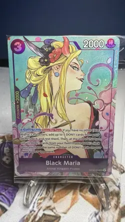 Black Maria (Illustration Box Vol.2) OP08-074 One Piece Promotion Cards Foil - Image 1
