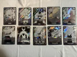 Dragon Ball Fusion World SB02 SR Lot Manga Booster 2 Super Rare Lot / 10 Cards - Image 1