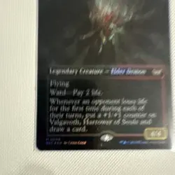 NM Borderless Foil Valgavoth, Harrower of Souls, Duskmourn Commander, Magic, 6 - Image 2