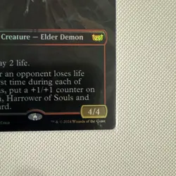 NM Borderless Foil Valgavoth, Harrower of Souls, Duskmourn Commander, Magic, 6 - Image 3