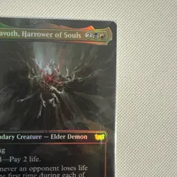 NM Borderless Foil Valgavoth, Harrower of Souls, Duskmourn Commander, Magic, 6 - Image 4