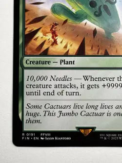 Jumbo Cactuar 0214 - MTG Final Fantasy - Rare Legendary Cactuar Damage Engine - Image 5