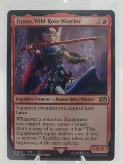 Firion Wild Rose Warrior #0137 R Regular Final Fantasy MTG NM - Image 1
