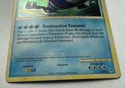 Pokemon TCG Kyogre 12/95 Holo Rare Call of Legends LP+ - Image 2