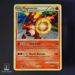 Pokemon - Magmortar Holo - 16/95 - HS Call Of Legends - Rare Card - Played - Image 2