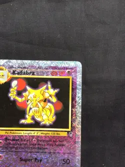 Pokemon Cards: Legendary Collection Reverse Holo: Kadabra 49/110 - Image 4
