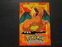 1999 Topps Pokemon the First Movie E6 #06 Charizard Blue Logo - Image 1