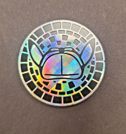 Pokemon TCG Detective Pikachu Collector's Coin (Silver Pixel Holofoil) - Image 1