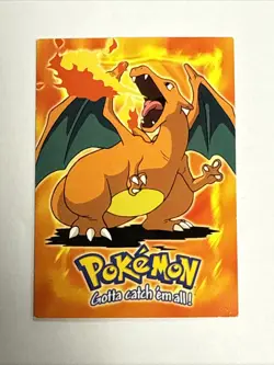 Vintage Topps Charizard Stage 3 E6 of 12 #06 Pokemon Card 1998 Non-Holo - Image 1