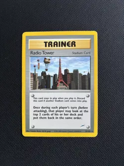 Pokemon Card Neo Destiny Radio Tower 95/105 Rare - Image 1