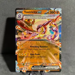 Toxtricity EX 100/182 Paradox Rift Pokemon NM - Image 1