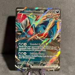 Roaring Moon EX 124/182 Paradox Rift Pokemon NM - Image 1