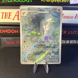 🟣 Pokemon TCG Card Mienshao 200/182 Illustration Rare Paradox Rift NM 🟣 - Image 1