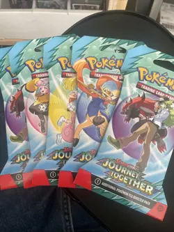 5-Pokemon TCG Scarlet and Violet Base Booster Pack Sealed - Image 1