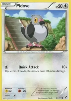 POKEMON CARD PIDOVE 84/114 NO 519 TINY PIGEON POKEMON TCG CCG - Image 1