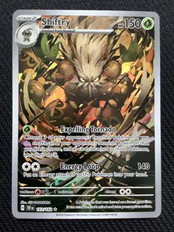 Shiftry Illustration Rare Holo - 163/162 - Temporal Forces Pokemon 2024 - Image 1