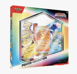 PRISMATIC EVOLUTIONS POSTER COLLECTION Box New Sealed Pokemon Scarlet & Violet - Image 1
