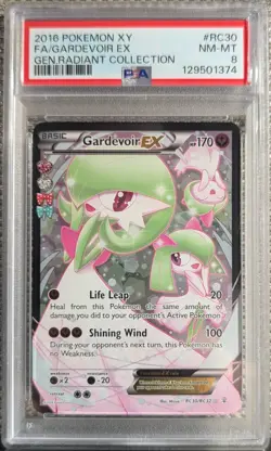 2016 Pokemon Gardevoir EX (FA) RC30 Generations: Radiant Collection Holo PSA 8 - Image 1