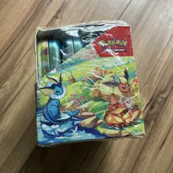 Pokemon TCG SV8.5 Prismatic Evolutions Mini Tin Display - SEE PICS CONDITION - Image 2