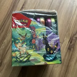 Pokemon TCG SV8.5 Prismatic Evolutions Mini Tin Display - SEE PICS CONDITION - Image 4
