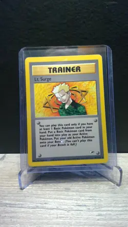 Pokemon TCG Lt. Surge Trainer - Gym Heroes 101/132 Rare 2000 LP/NM - Image 3
