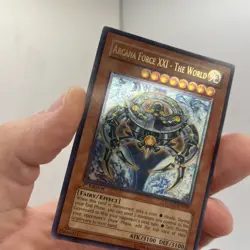 Arcana Force XXI - The World [Ultimate Rare] LODT-EN016 | YuGiOh 1st VLP (WNU) - Image 2