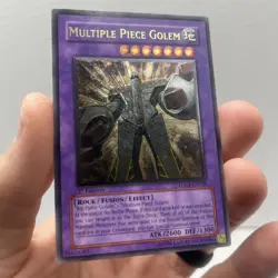 Yugioh Multiple Piece Golem TDGS-EN038 Ultimate Rare 1st Ed LP - Image 1