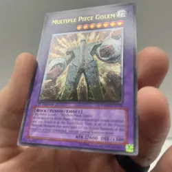 Yugioh Multiple Piece Golem TDGS-EN038 Ultimate Rare 1st Ed LP - Image 4
