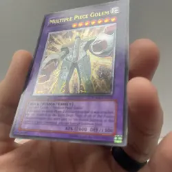 Yugioh Multiple Piece Golem TDGS-EN038 Ultimate Rare 1st Ed LP - Image 5