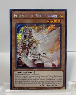 Fallen of the White Dragon BPRO-EN024 Secret Rare Burst Protocol Yugioh Mint - Image 1