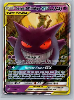 Pokemon TCG Gengar & Mimikyu GX #53/181 SM - Team Up - Image 1
