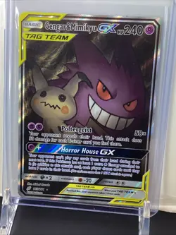 Pokemon Gengar & Mimikyu GX 165/181 Team Up Alternative Art Ultra Rare Holo Card - Image 2